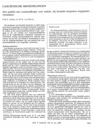 Eerste pagina van het artikel zoals het is gepubliceerd in het tijdschrift