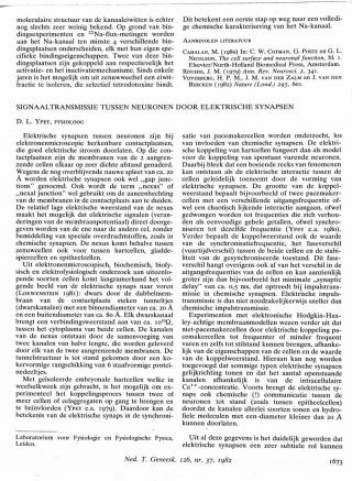 Eerste pagina van het artikel zoals het is gepubliceerd in het tijdschrift