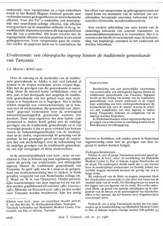 Eerste pagina van het artikel zoals het is gepubliceerd in het tijdschrift