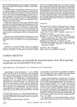 Eerste pagina van het artikel zoals het is gepubliceerd in het tijdschrift