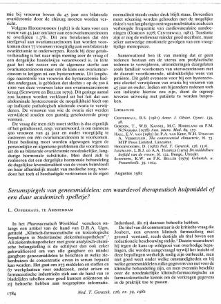 Eerste pagina van het artikel zoals het is gepubliceerd in het tijdschrift