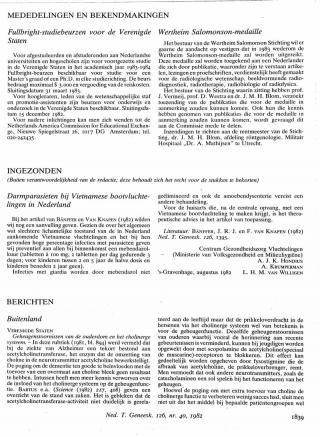 Eerste pagina van het artikel zoals het is gepubliceerd in het tijdschrift