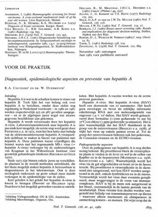 Eerste pagina van het artikel zoals het is gepubliceerd in het tijdschrift