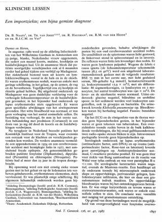 Eerste pagina van het artikel zoals het is gepubliceerd in het tijdschrift