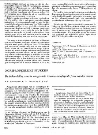 Eerste pagina van het artikel zoals het is gepubliceerd in het tijdschrift