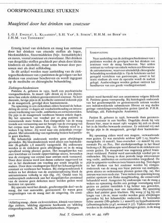 Eerste pagina van het artikel zoals het is gepubliceerd in het tijdschrift