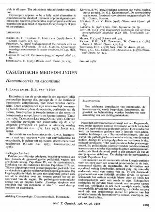 Eerste pagina van het artikel zoals het is gepubliceerd in het tijdschrift