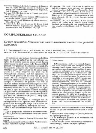 Eerste pagina van het artikel zoals het is gepubliceerd in het tijdschrift