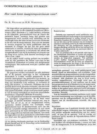 Eerste pagina van het artikel zoals het is gepubliceerd in het tijdschrift