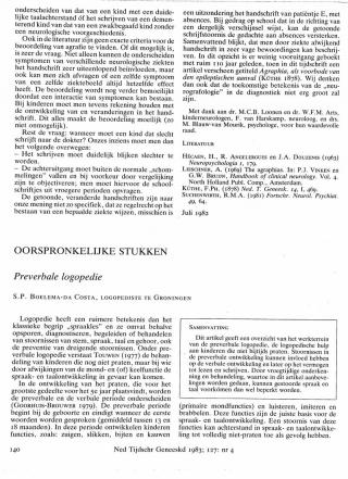 Eerste pagina van het artikel zoals het is gepubliceerd in het tijdschrift