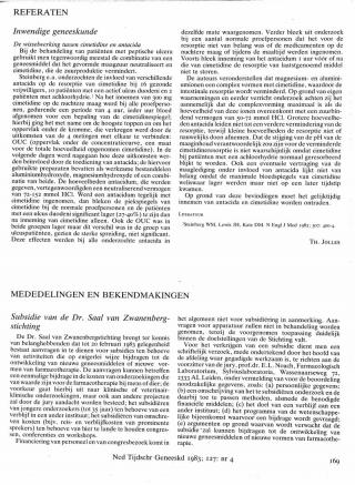 Eerste pagina van het artikel zoals het is gepubliceerd in het tijdschrift