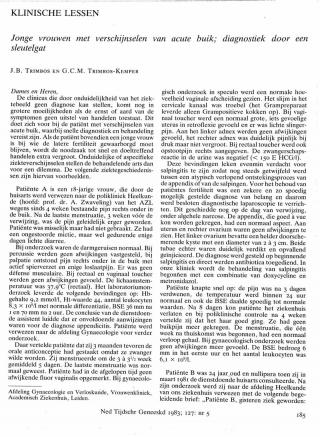 Eerste pagina van het artikel zoals het is gepubliceerd in het tijdschrift