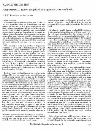 Eerste pagina van het artikel zoals het is gepubliceerd in het tijdschrift