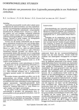 Eerste pagina van het artikel zoals het is gepubliceerd in het tijdschrift