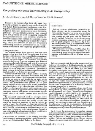 Eerste pagina van het artikel zoals het is gepubliceerd in het tijdschrift