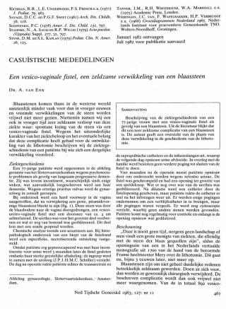 Eerste pagina van het artikel zoals het is gepubliceerd in het tijdschrift