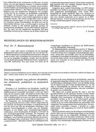 Eerste pagina van het artikel zoals het is gepubliceerd in het tijdschrift