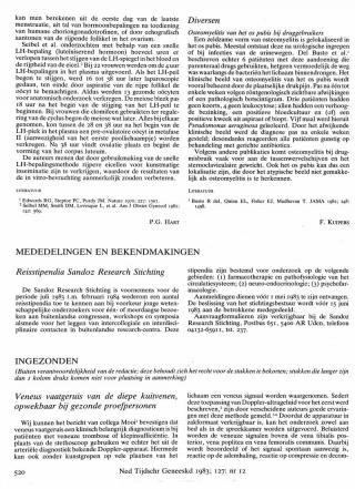 Eerste pagina van het artikel zoals het is gepubliceerd in het tijdschrift