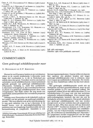 Eerste pagina van het artikel zoals het is gepubliceerd in het tijdschrift