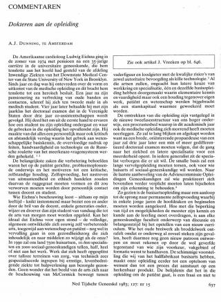 Eerste pagina van het artikel zoals het is gepubliceerd in het tijdschrift