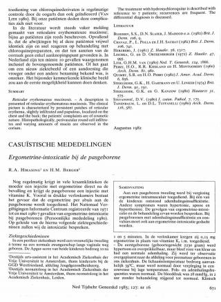 Eerste pagina van het artikel zoals het is gepubliceerd in het tijdschrift