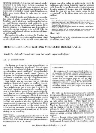 Eerste pagina van het artikel zoals het is gepubliceerd in het tijdschrift