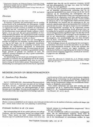 Eerste pagina van het artikel zoals het is gepubliceerd in het tijdschrift