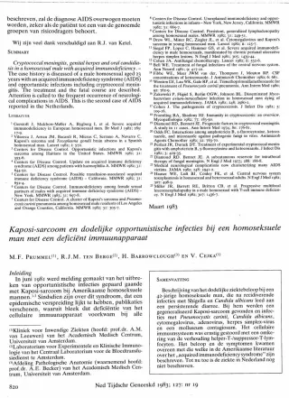 Eerste pagina van het artikel zoals het is gepubliceerd in het tijdschrift