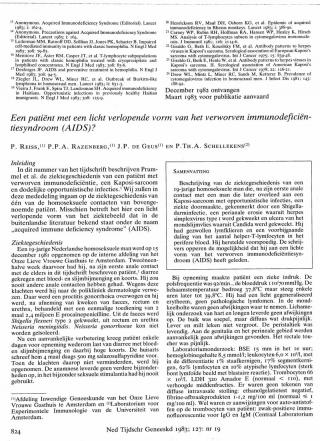 Eerste pagina van het artikel zoals het is gepubliceerd in het tijdschrift