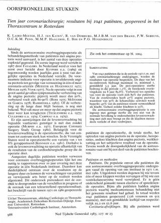 Eerste pagina van het artikel zoals het is gepubliceerd in het tijdschrift