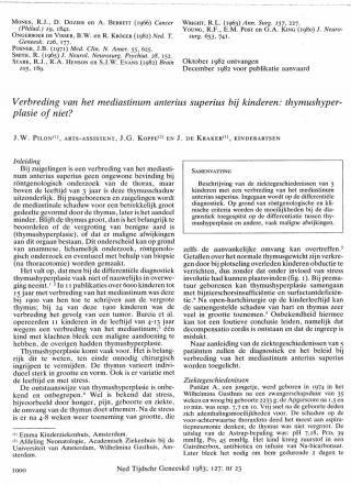 Eerste pagina van het artikel zoals het is gepubliceerd in het tijdschrift