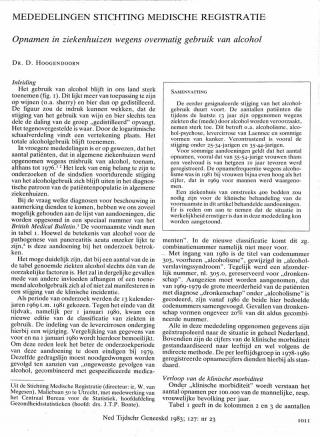 Eerste pagina van het artikel zoals het is gepubliceerd in het tijdschrift