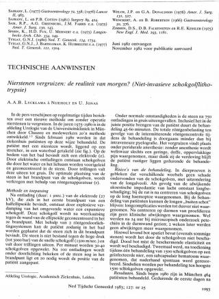 Eerste pagina van het artikel zoals het is gepubliceerd in het tijdschrift