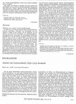 Eerste pagina van het artikel zoals het is gepubliceerd in het tijdschrift