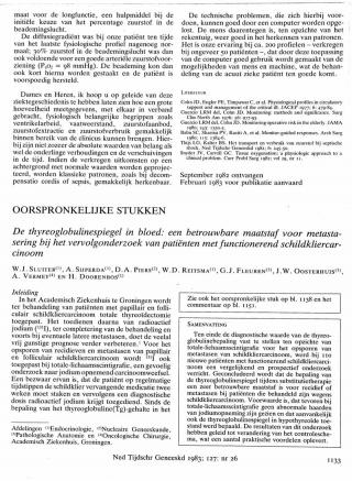 Eerste pagina van het artikel zoals het is gepubliceerd in het tijdschrift