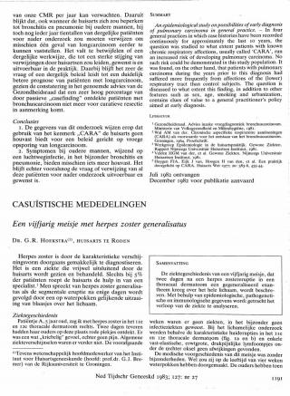 Eerste pagina van het artikel zoals het is gepubliceerd in het tijdschrift
