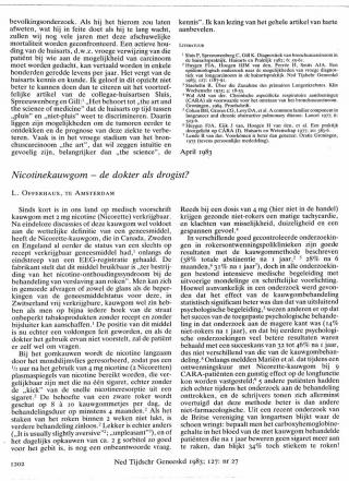 Eerste pagina van het artikel zoals het is gepubliceerd in het tijdschrift