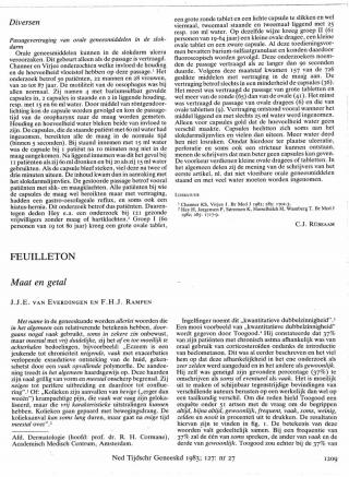 Eerste pagina van het artikel zoals het is gepubliceerd in het tijdschrift