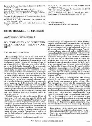 Eerste pagina van het artikel zoals het is gepubliceerd in het tijdschrift