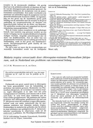 Eerste pagina van het artikel zoals het is gepubliceerd in het tijdschrift