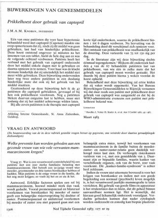 Eerste pagina van het artikel zoals het is gepubliceerd in het tijdschrift