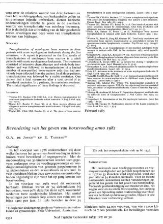 Eerste pagina van het artikel zoals het is gepubliceerd in het tijdschrift