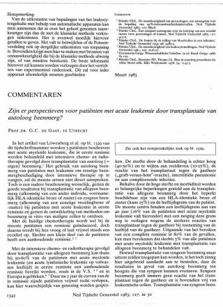 Eerste pagina van het artikel zoals het is gepubliceerd in het tijdschrift