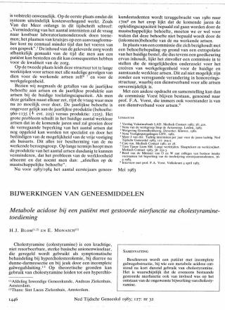 Eerste pagina van het artikel zoals het is gepubliceerd in het tijdschrift