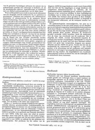 Eerste pagina van het artikel zoals het is gepubliceerd in het tijdschrift