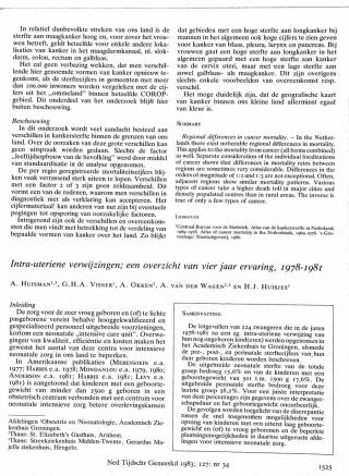 Eerste pagina van het artikel zoals het is gepubliceerd in het tijdschrift