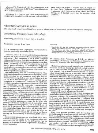 Eerste pagina van het artikel zoals het is gepubliceerd in het tijdschrift