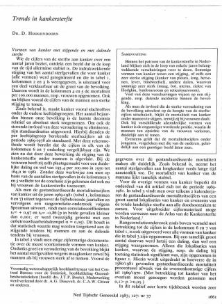 Eerste pagina van het artikel zoals het is gepubliceerd in het tijdschrift