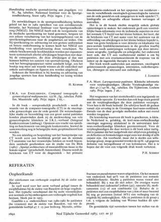 Eerste pagina van het artikel zoals het is gepubliceerd in het tijdschrift