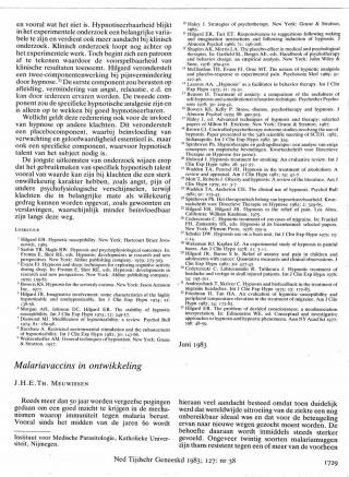 Eerste pagina van het artikel zoals het is gepubliceerd in het tijdschrift